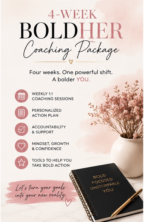 4-Week BoldHER Coaching Package
